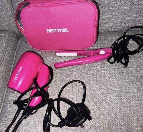 Pretty pink ladies travel set