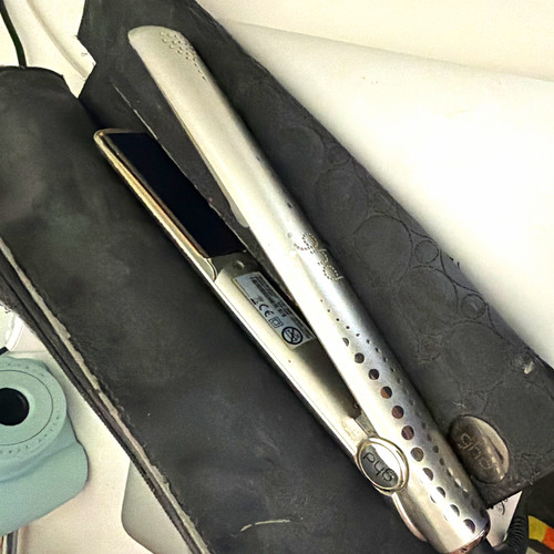 Ghd silver hair straightener - hair,