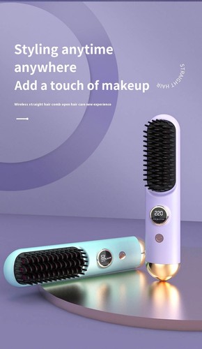 Hair straightener brush - hair,