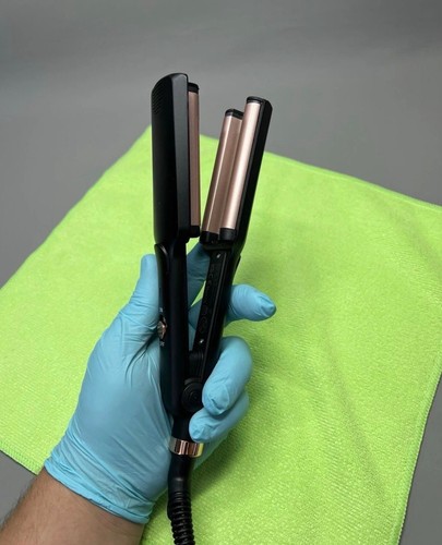 Hair crimper double barrel - hair,