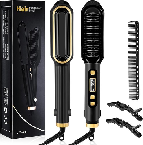Hair straightener brush - 2, 1