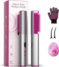 2-in-1 Straightener Hair Brush