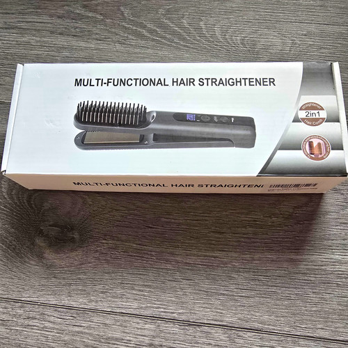Hair straightener comb - 2-in-1,